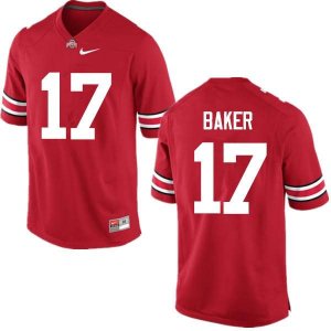 NCAA Ohio State Buckeyes Men's #17 Jerome Baker Red Nike Football College Jersey RXS6845TY